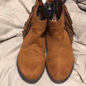 Brown booties